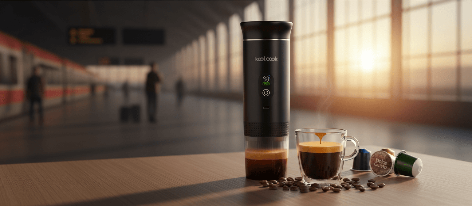 Machine à expresso PCM 31 dans une gare ou un aéroport